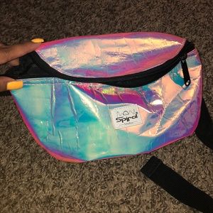 Pink reflective holographic Fanny pack